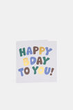 Happy Birthday To You Card  Green  hi-res