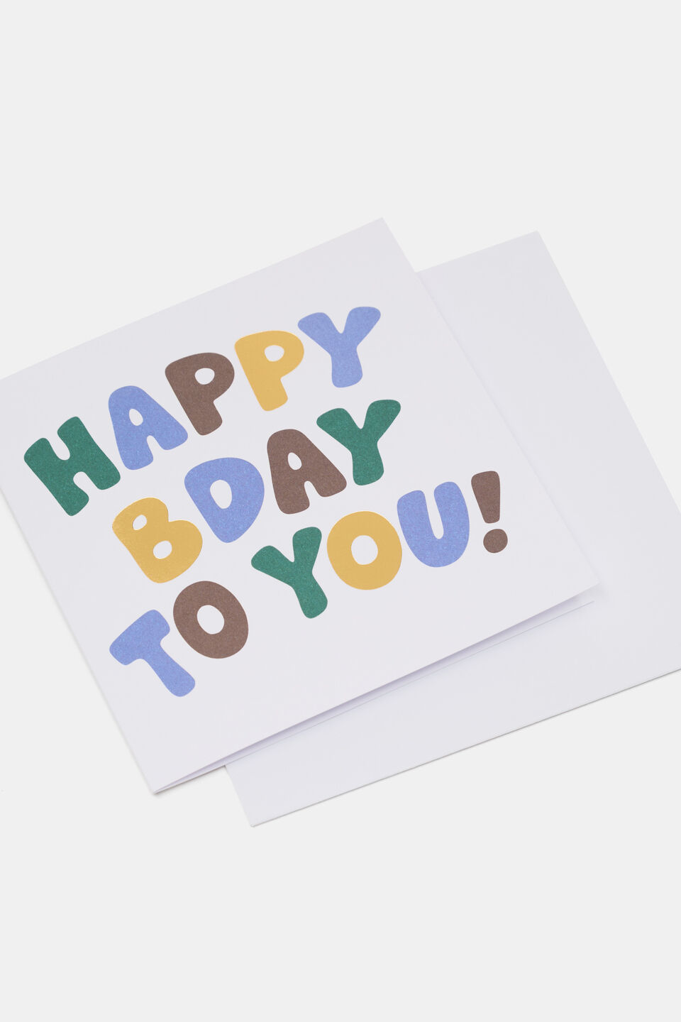 Happy Birthday To You Card  Green