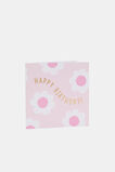 Happy Birthday Flower Card  Multi  hi-res