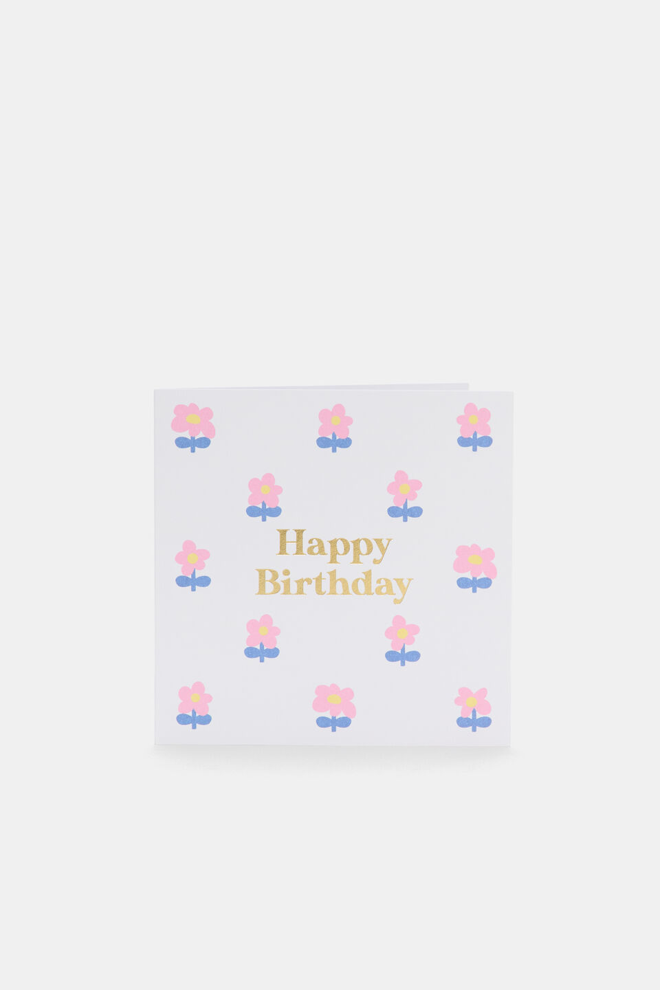 Happy Birthday Flowers Card  Multi