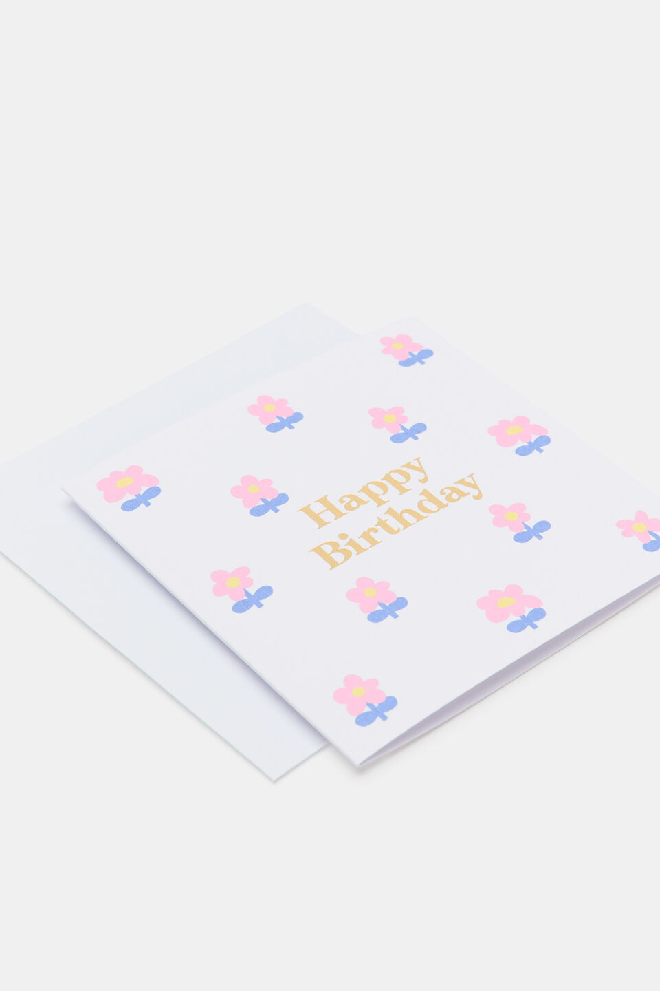 Happy Birthday Flowers Card  Multi