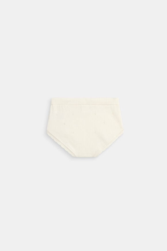 Pointelle Knit Bloomer  Classic Cream  hi-res
