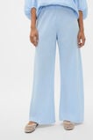 Core Linen Easy Wide Leg Pant  Chalk Blue Crossdye  hi-res