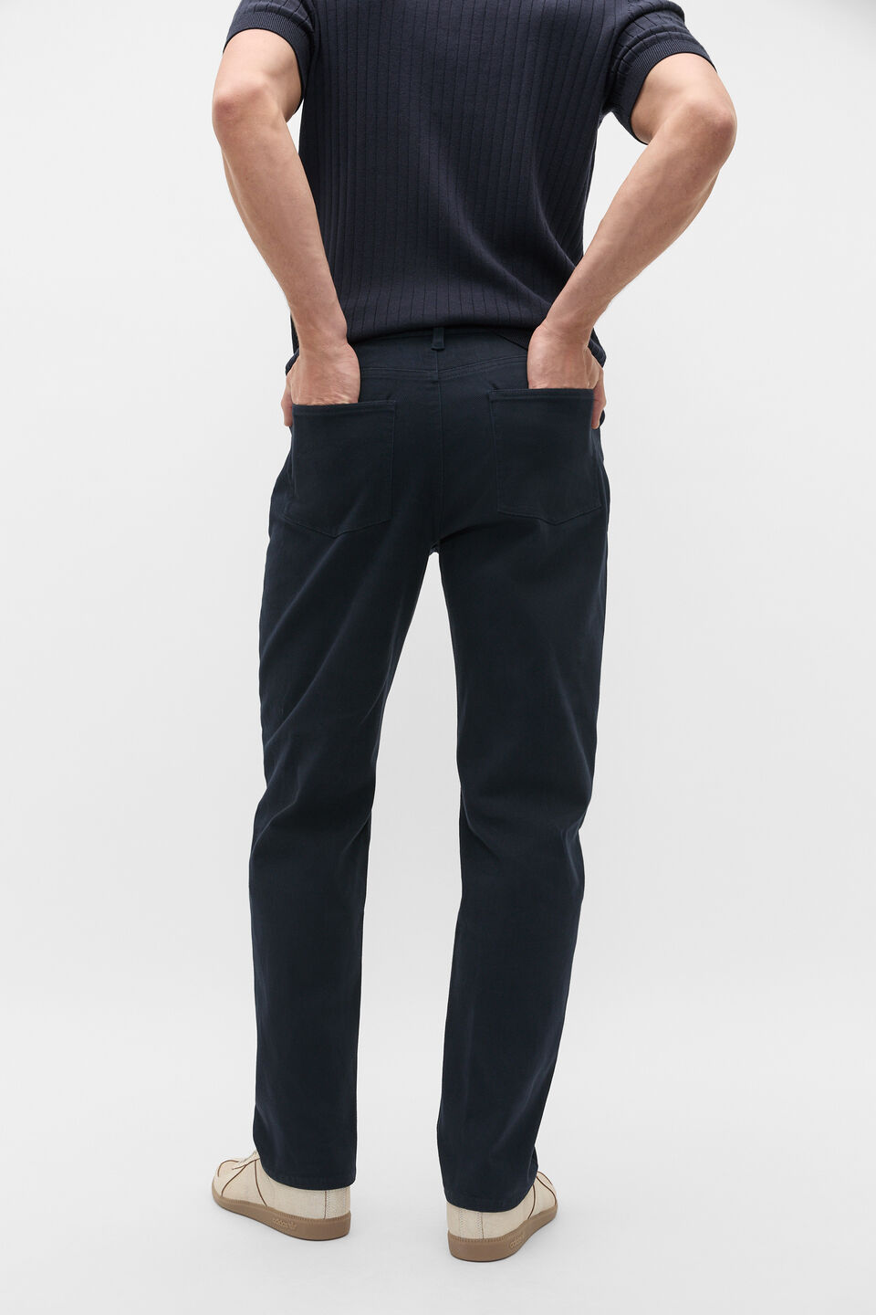Relaxed Fit Five Pocket Pant  Midnight Blue