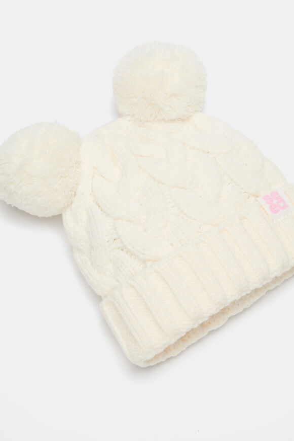 Mini Cable Knit Beanie  Classic Cream  hi-res