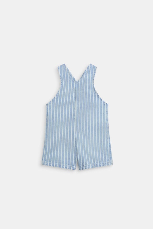 Core Logo Overall  Denim Stripe  hi-res