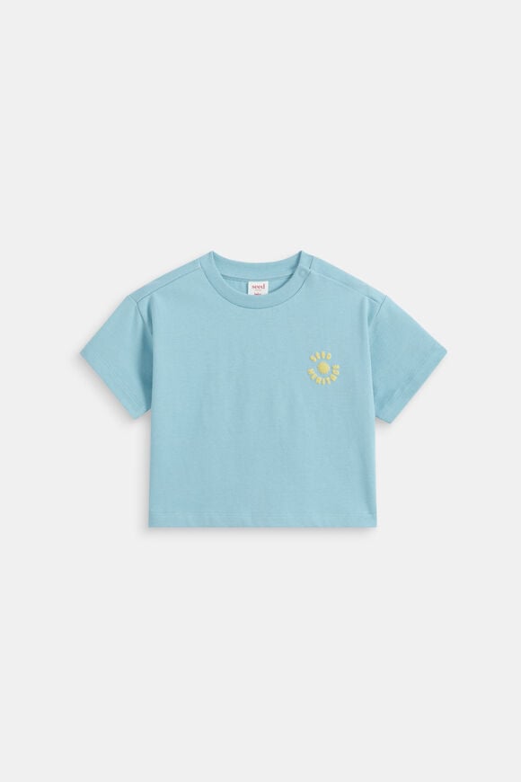 Bubble Logo Tee  Nebula Blue  hi-res