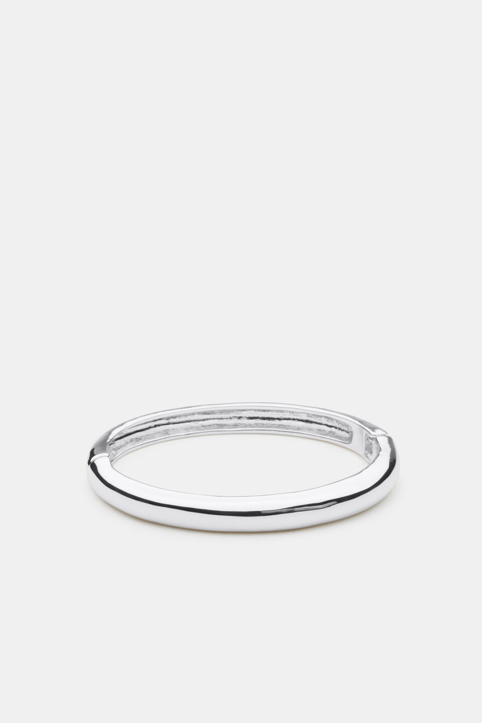 Classic Hinge Bangle  Silver