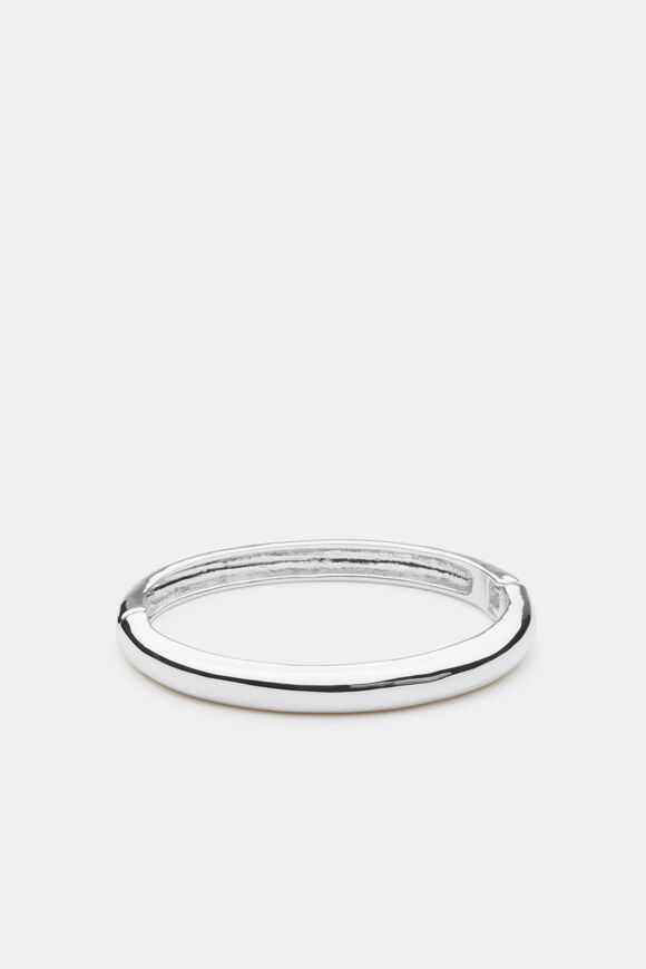 Classic Hinge Bangle  Silver  hi-res