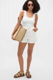 Core Denim Relaxed Paperbag Short  White  hi-res