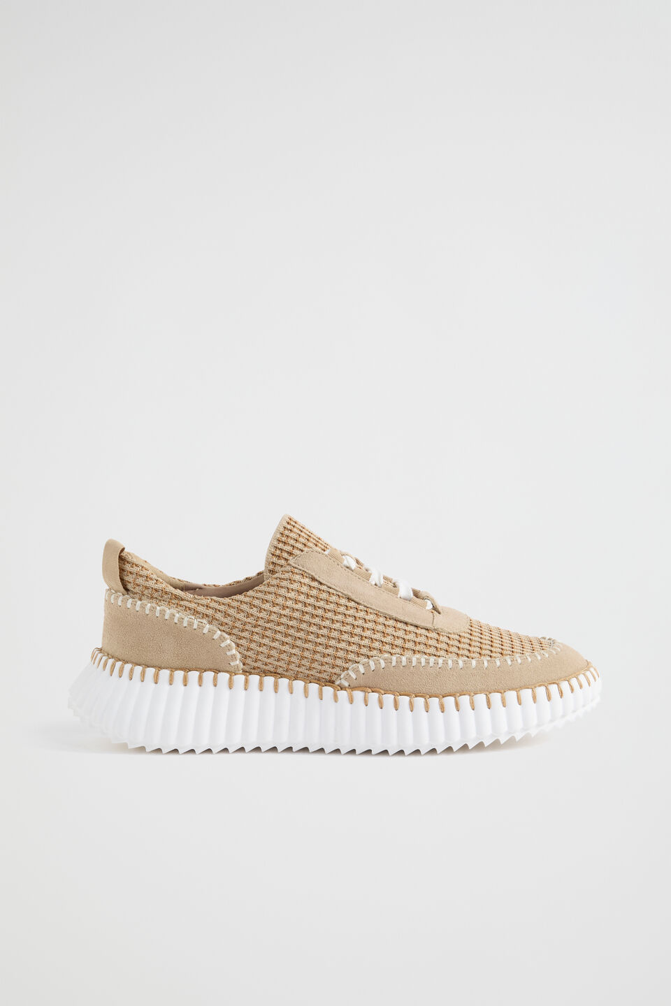 Brielle Knit Sneaker  Fudge