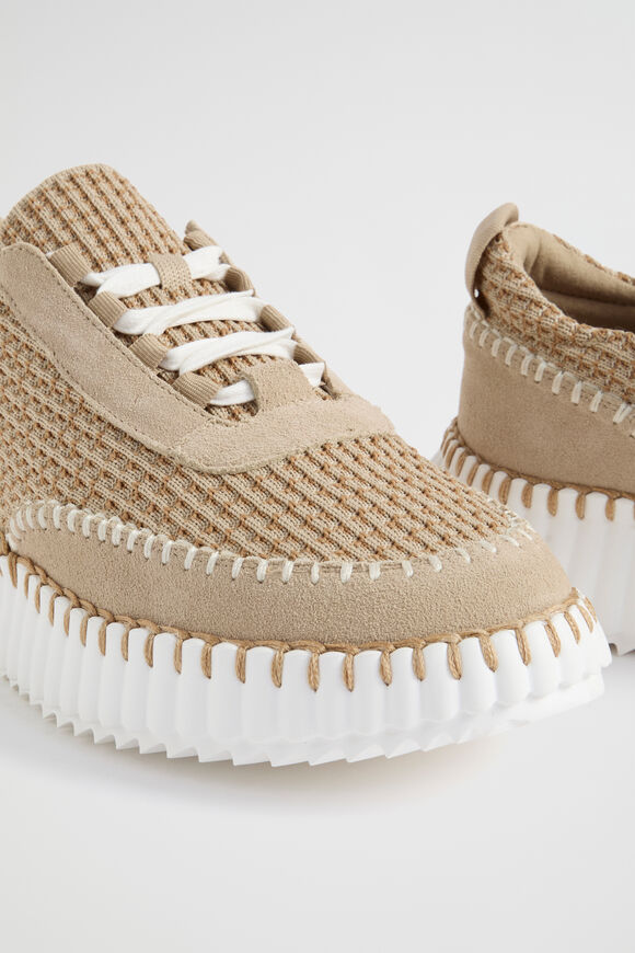 Brielle Knit Sneaker  Fudge  hi-res
