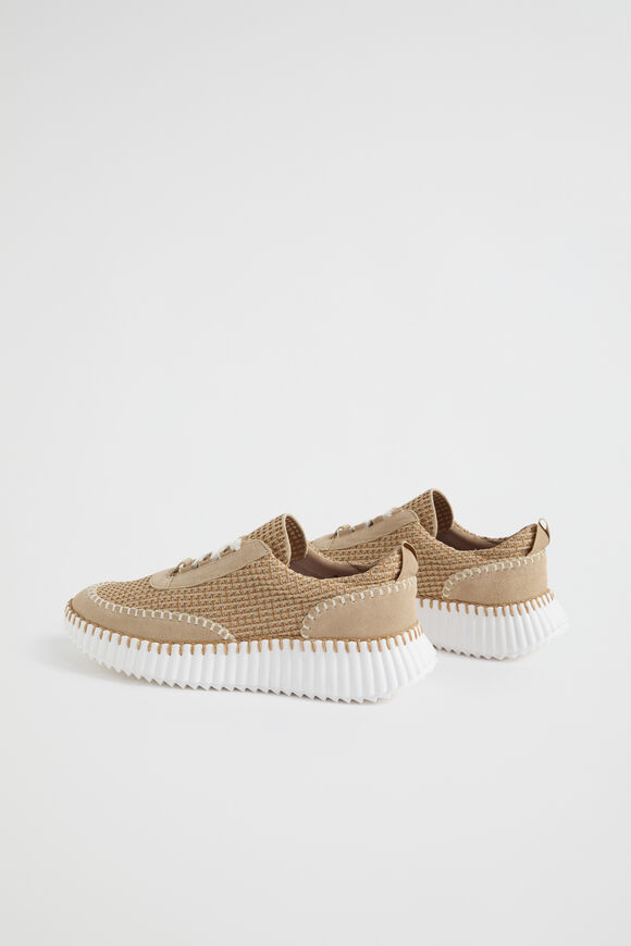 Brielle Knit Sneaker  Fudge  hi-res