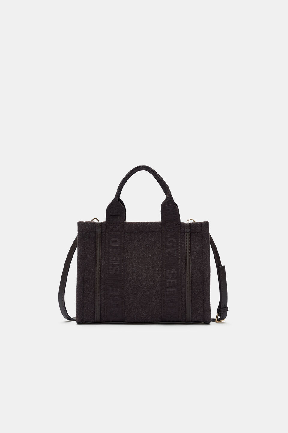 Felt Mini Tote  Coffee Bean