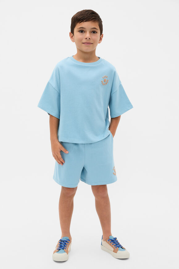 Bubble Logo Tee  Nebula Blue  hi-res
