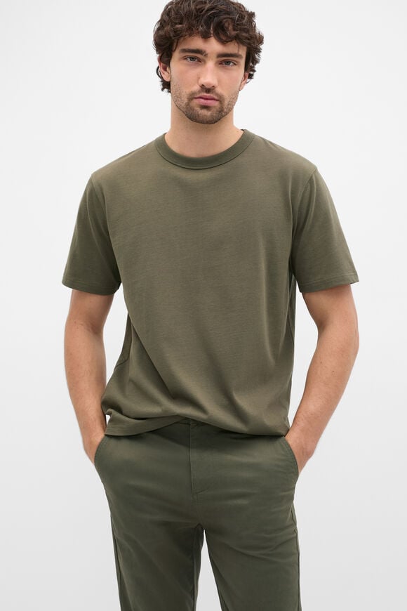 Crew Tee  Burnt Olive  hi-res