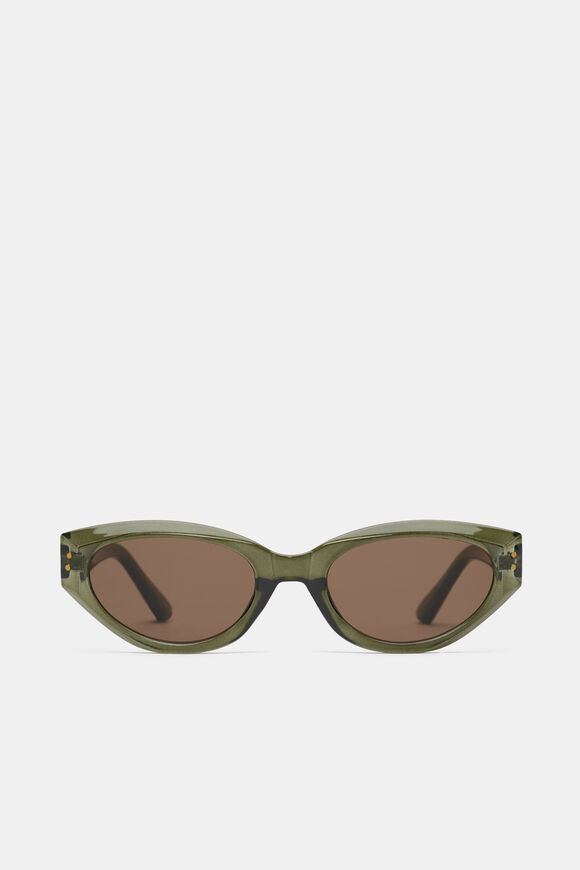 Lida Cat Eye Sunglasses  Deep Forest  hi-res