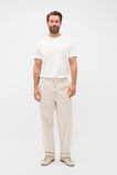 Drawstring Twill Pant  Pebble  hi-res