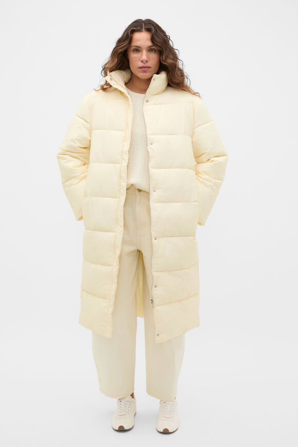 Puffer Coat  Coconut Cream  hi-res