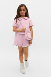 Scallop Tweed Short  Candy Pink  hi-res