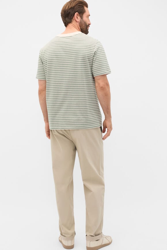 Stripe Crew Tee  Aloe Stripe  hi-res