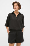 Core Linen High Rise Short  Black  hi-res