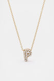 Initial Jewel Bubble Necklace  P  hi-res
