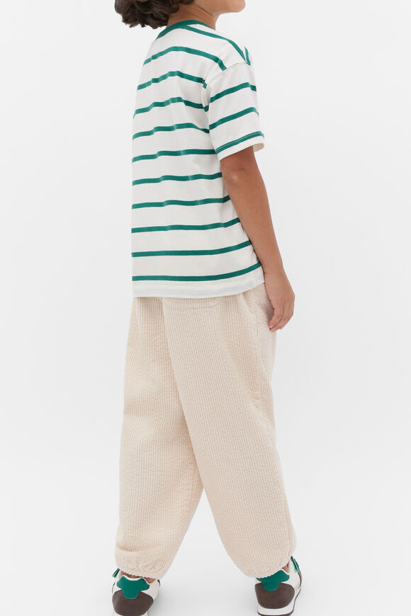 Stripe Logo Tee  Jungle Green  hi-res