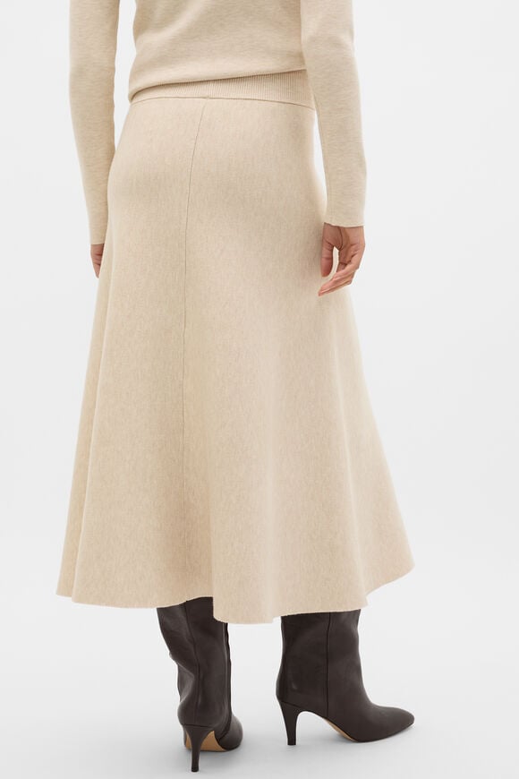 Marle Knit Skirt  Wheat Marle  hi-res