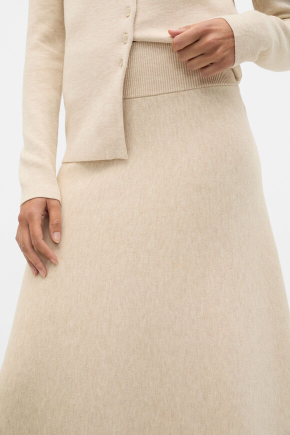 Marle Knit Skirt  Wheat Marle  hi-res
