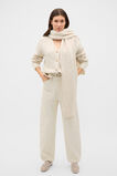Alpaca Blend Scarf Cardigan  Vanilla Cream Marle  hi-res