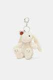 Keeleco Enchanted World Bunny Bag Charm  Cream  hi-res