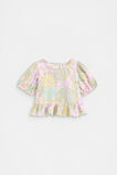 Floral Button Top  Vintage Cream  hi-res