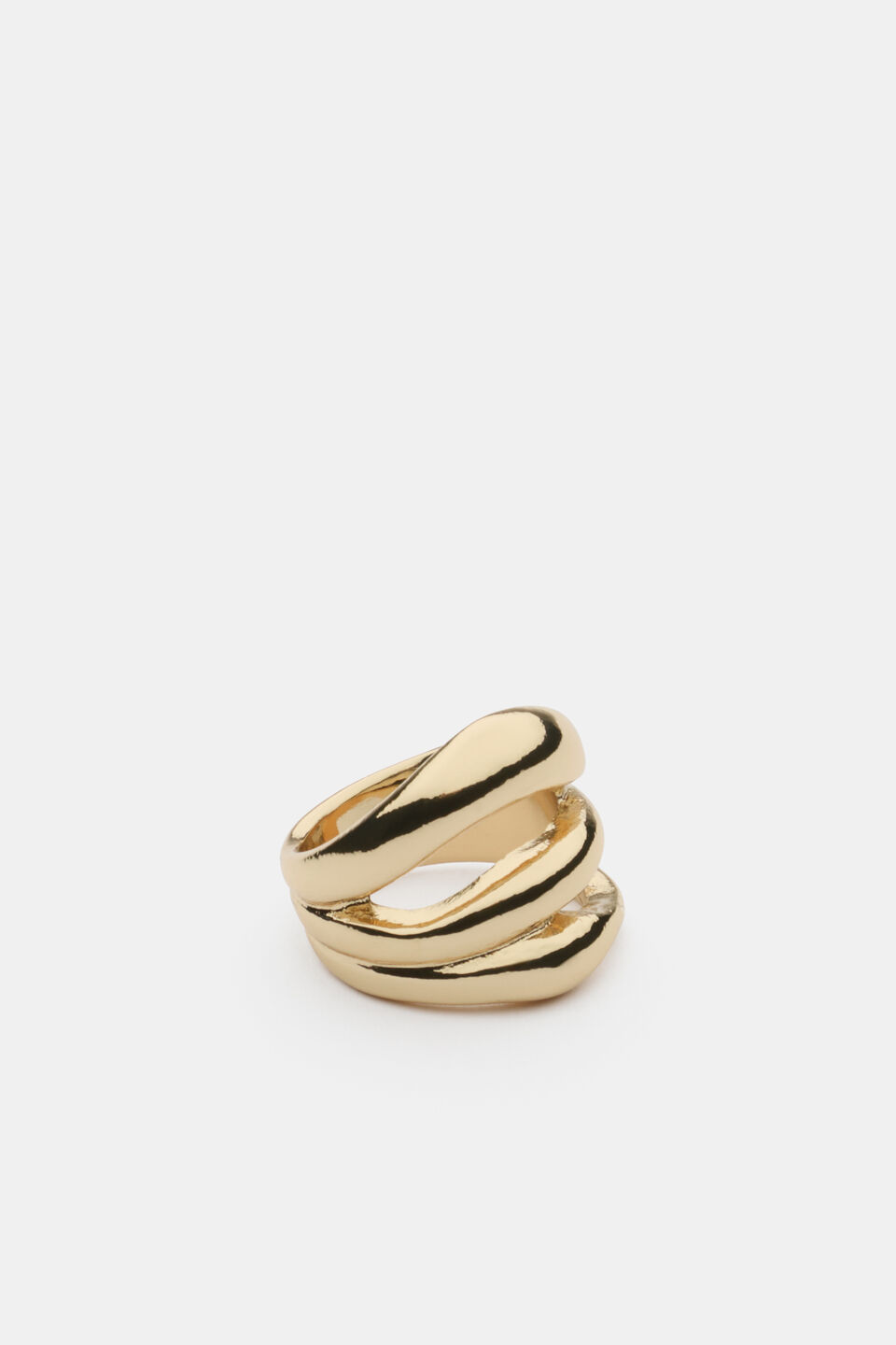 Trio Illusion Ring  Gold