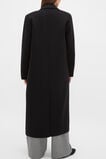 Wool Blend Classic Coat  Black  hi-res