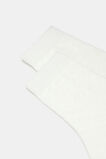 Ocelot Mesh Qtr Crew Sock  Cream  hi-res