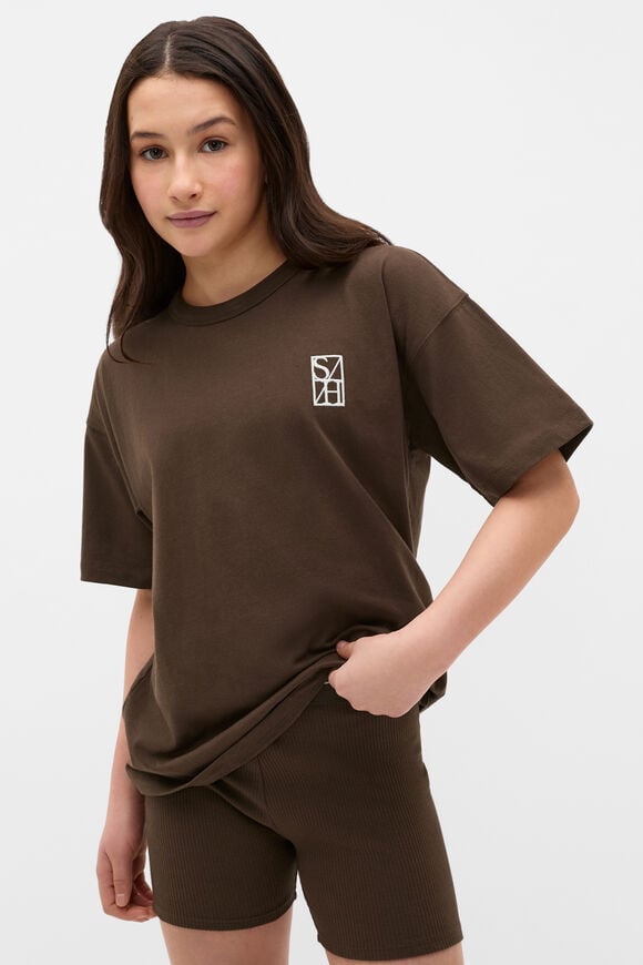Core Logo Tee  Chocolate  hi-res