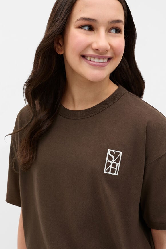 Core Logo Tee  Chocolate  hi-res