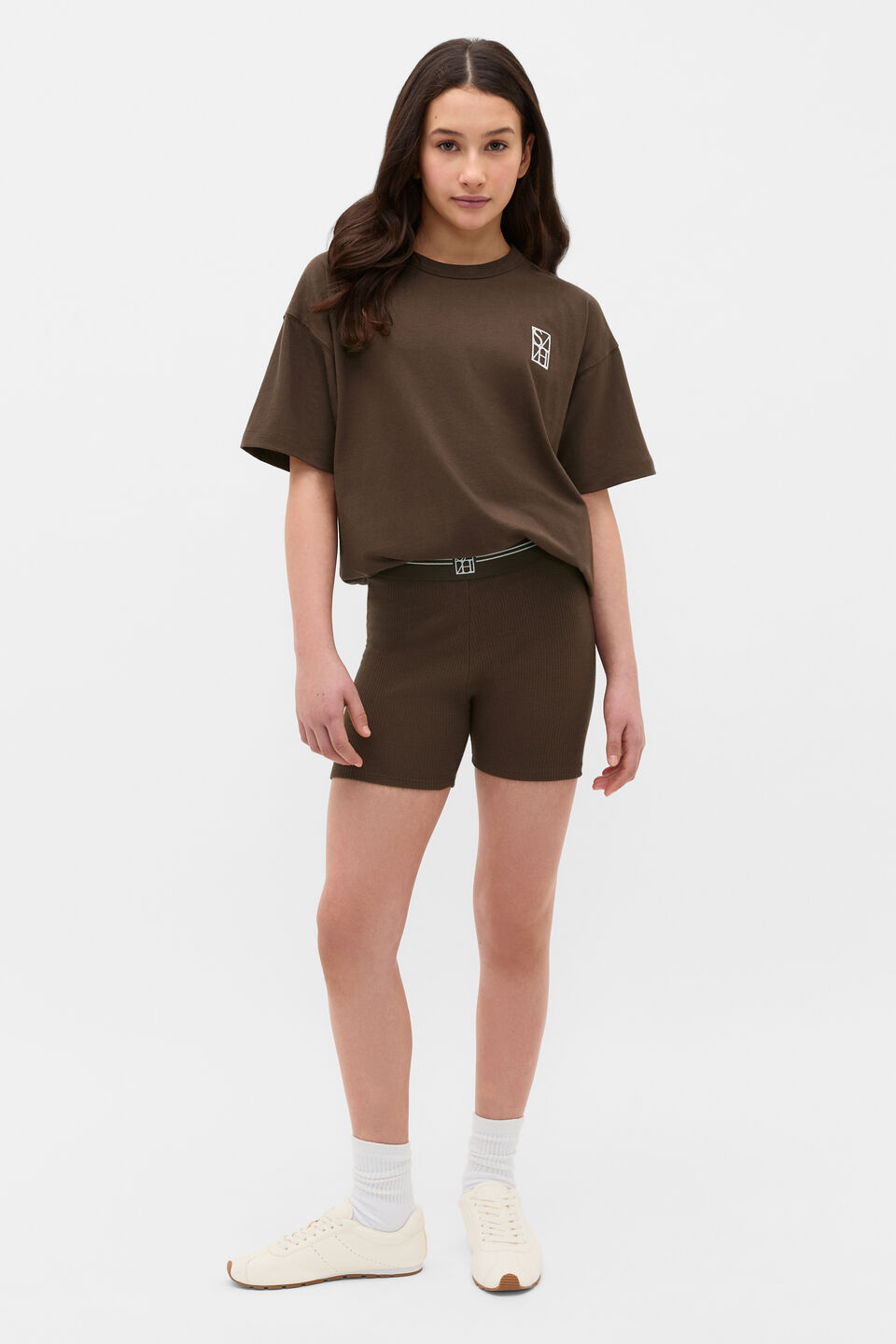 Core Logo Tee  Chocolate