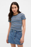 Stripe Logo Rib Tee  Multi  hi-res