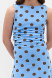 Mesh Spot Dress  Bluebell  hi-res