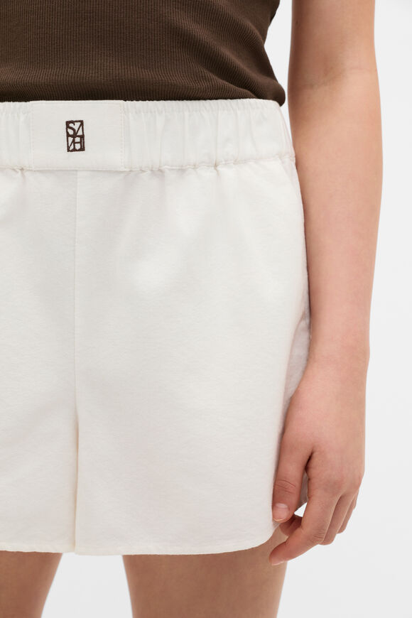 Elasticated Logo Short  Classic Cream  hi-res