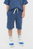Texture Longline Short  Washed Navy  hi-res