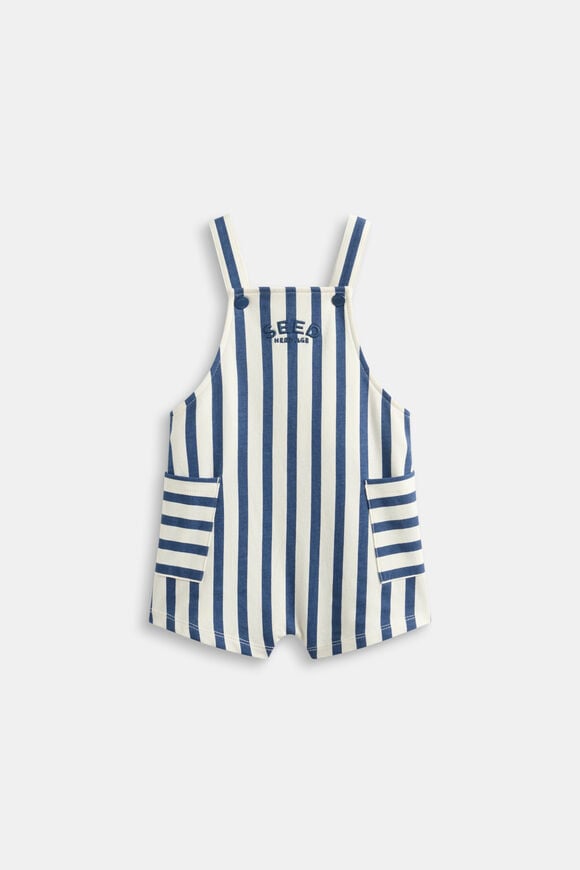Core Stripe Overall  Washed Navy  hi-res