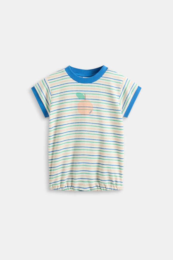 Fruity Tee Romper  Multi Stripe  hi-res