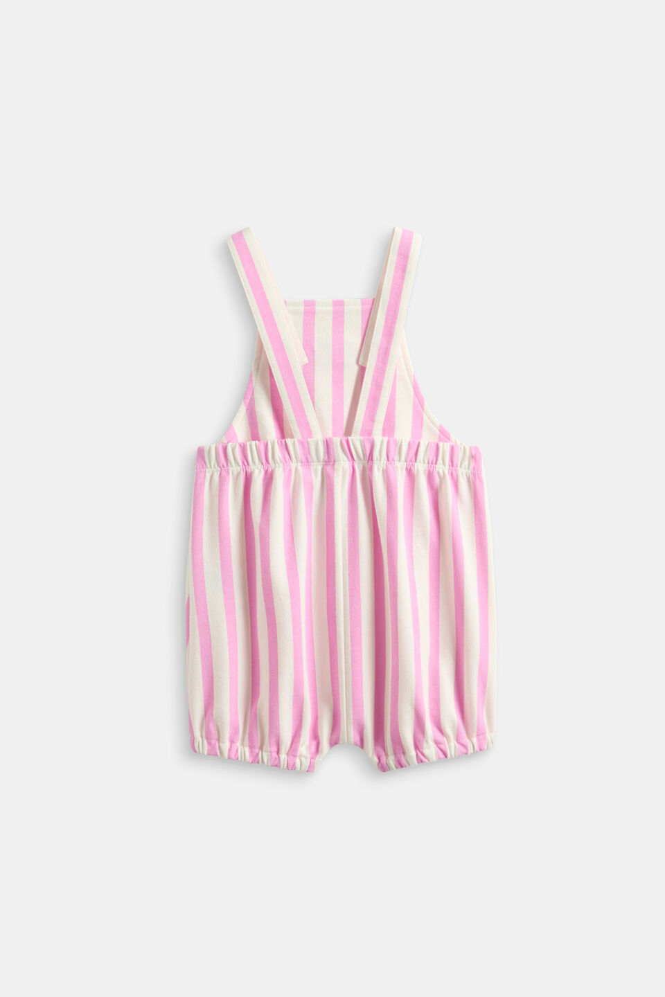 Core Stripe Romper  Candy Pink