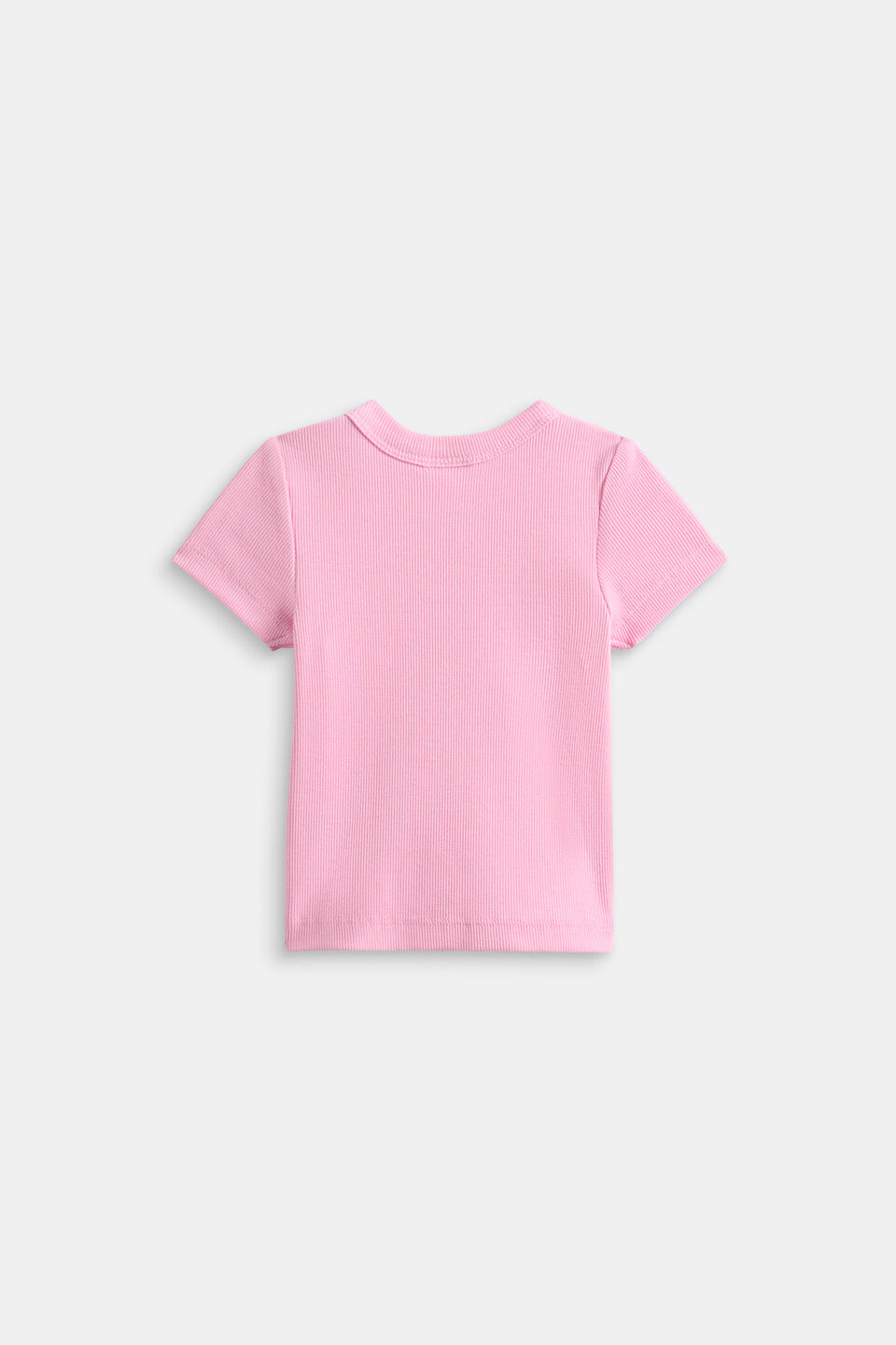 Core Logo Rib Tee  Candy Pink