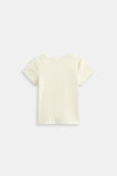 Core Logo Rib Tee  Classic Cream  hi-res