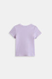 Core Logo Rib Tee  Lilac  hi-res