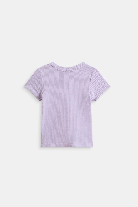 Core Logo Rib Tee  Lilac  hi-res